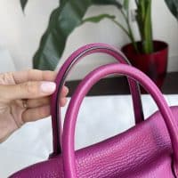 Mulberry Small Bayswater Satchel in Hot Fuchsia Pink - Image 5