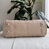 Mulberry Heritage Bayswater in small classic grain Buttercream with shiny gold hardware - Image 7