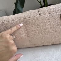 Mulberry Heritage Bayswater in small classic grain Buttercream with shiny gold hardware - Image 8