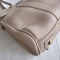 Mulberry Heritage Bayswater in small classic grain Buttercream with shiny gold hardware - Image 9