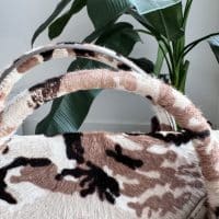 Mulberry Cara Delevingne Backpack in cream camo - Image 10
