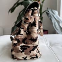 Mulberry Cara Delevingne Backpack in cream camo - Image 12