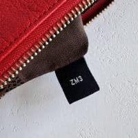 Mulberry Valentines Hearts Zip Pouch in Valentine Red Glossy Goat - Image 10