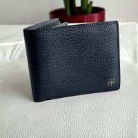 Mulberry Midnight Navy tree embossed wallet