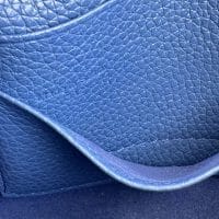 Mulberry Mini Lily in Porcelain Blue Small Classic Grain with gold Hardware - Image 14