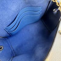 Mulberry Mini Lily in Porcelain Blue Small Classic Grain with gold Hardware - Image 15
