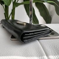 Mulberry Black Natural leather Plaque purse, gold hardware - Image 4