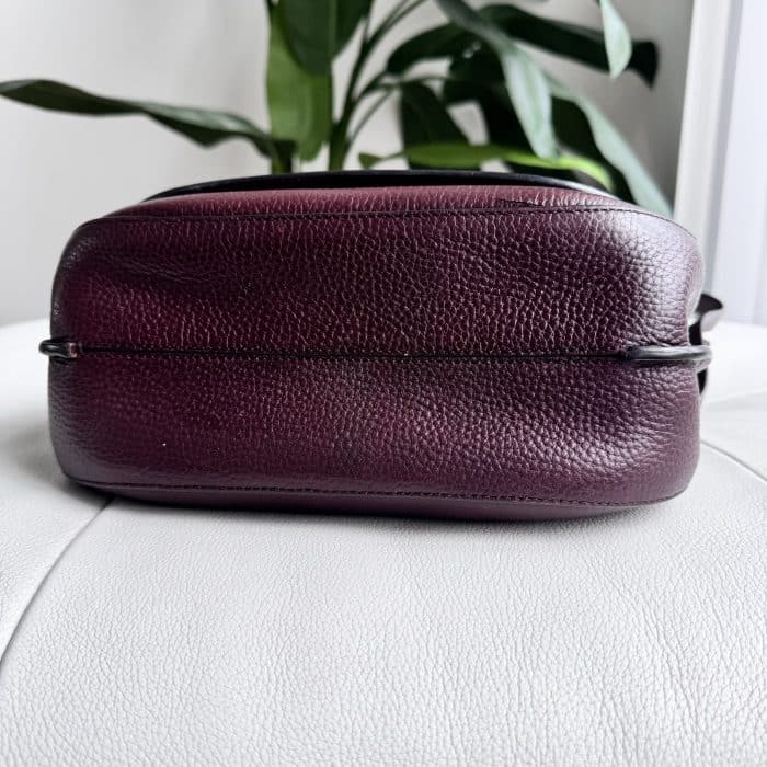 Mulberry Medium Amberley in Oxblood grained leather - gold toned hardware - Image 12