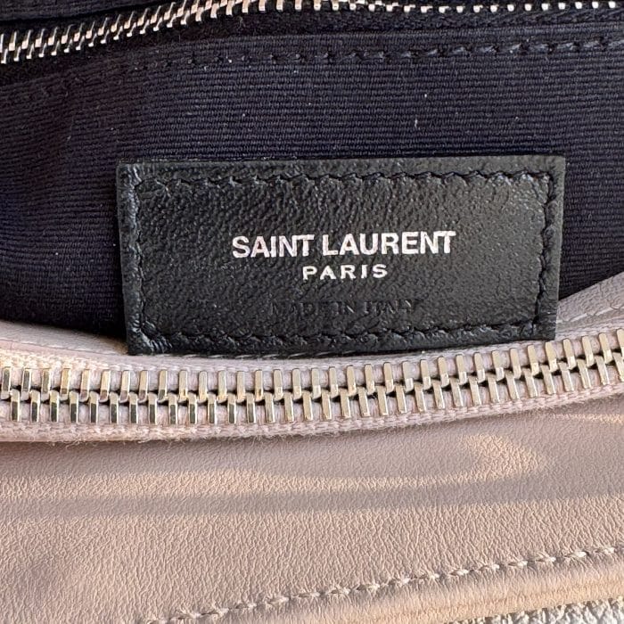 Saint Laurent YSL Medium Loulou in Nude Beige Y Quilted Leather - Image 19