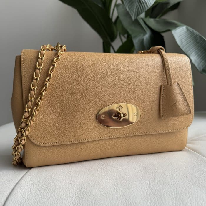 Mulberry medium Lily in Dark Golden Yellow with gold hardware - Image 4