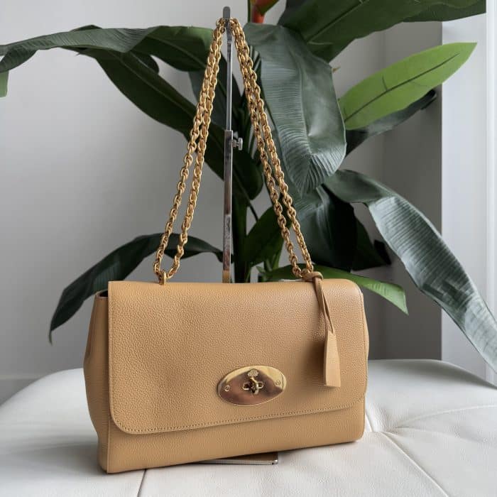 Mulberry medium Lily in Dark Golden Yellow with gold hardware - Image 2