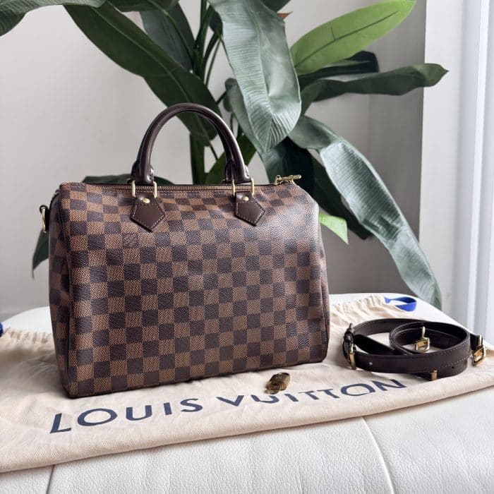 Louis Vuitton Speedy Bandoulière 30 Bag Damier Ebene