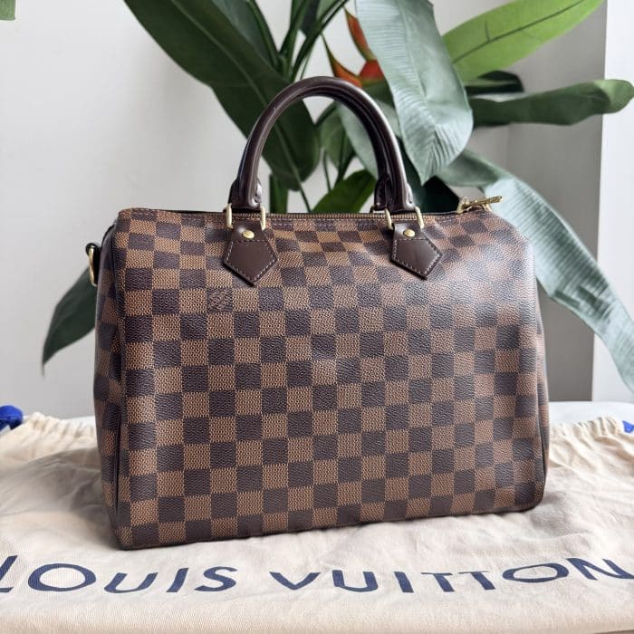 Louis Vuitton Speedy Bandoulière 30 Bag Damier Ebene - Image 7