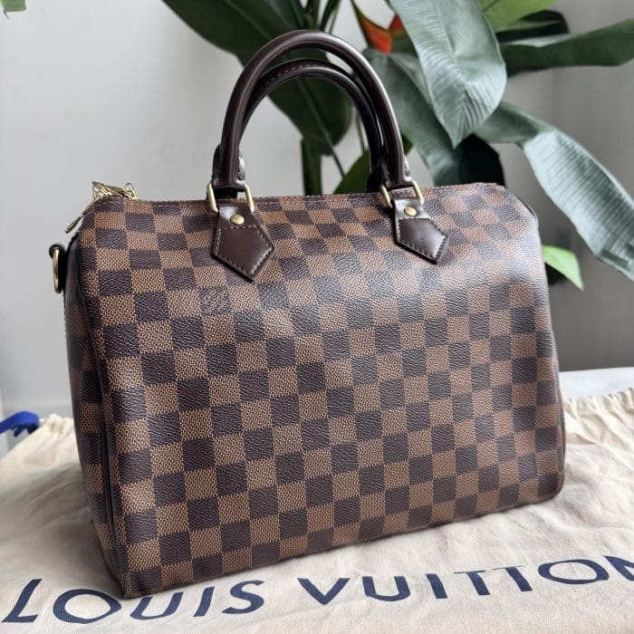 Louis Vuitton Speedy Bandoulière 30 Bag Damier Ebene - Image 11