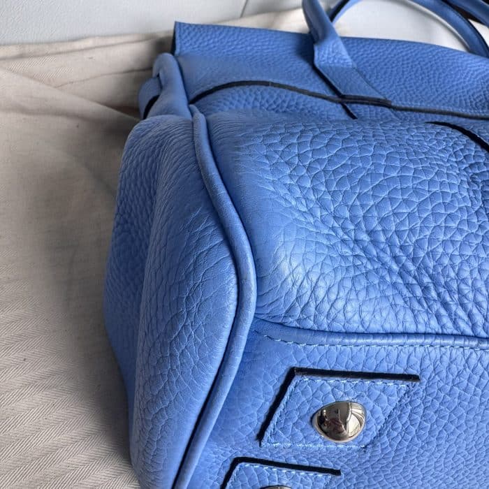 Mulberry Classic Bayswater in Cornflower Blue Heavy Grain with gold hardware - Image 10