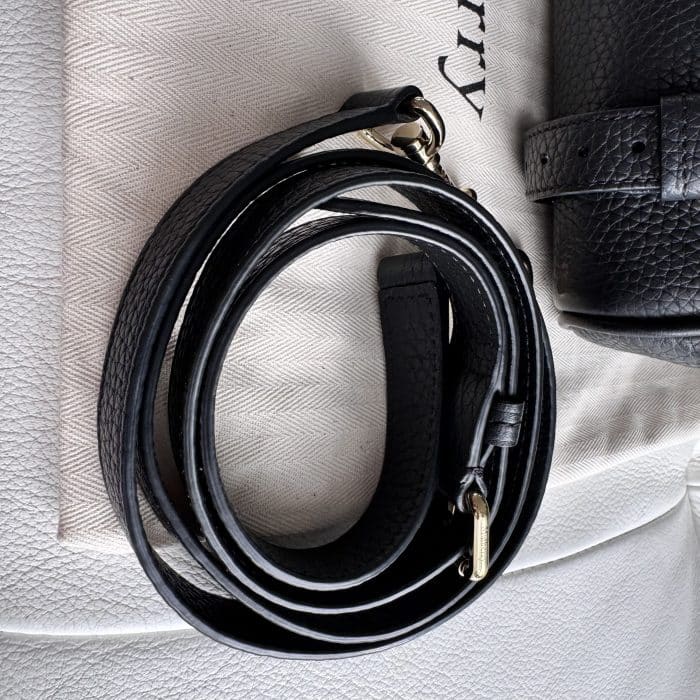 Mulberry Mini Alexa in Black Heavy Grain with Gold tone hardware - Image 18